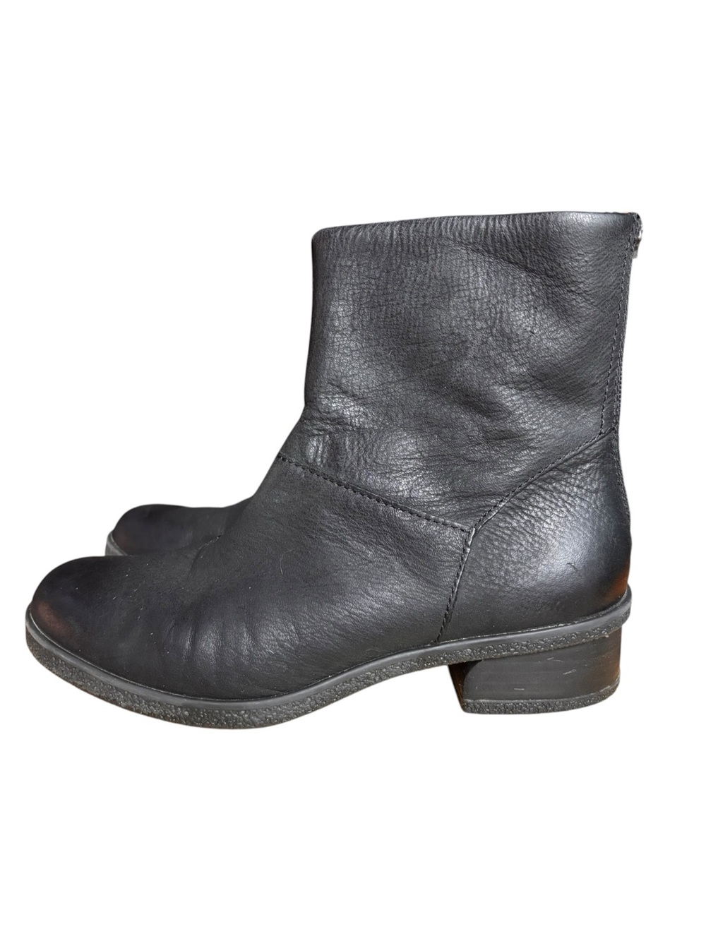 Dansko Brianne Black Leather Ankle Boots – Women’s Size 37 (US 7) - Picture 2 of 11